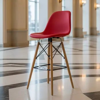 Аренда Стул барный Eames красный в Cosmos Sochi Hotel — ART SPACE
