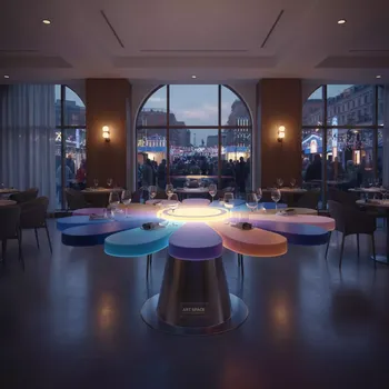 Аренда Столик светодиодный "Ромашка" в ресторане «Brunello» — ART SPACE
