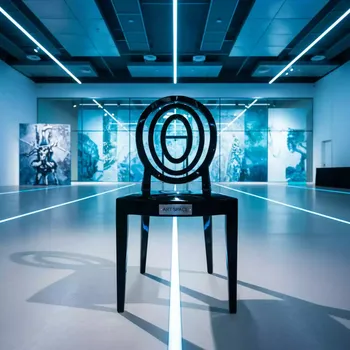 Аренда Стул черный Феникс в ледовом дворце «Большой» — ART SPACE