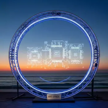 Аренда Ферма круглая Prolyte H40V R500 8 м из 8 секций на пляже «Мандарин» — ART SPACE