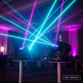Аренда Дуэт двух цветных лазеров с анимацией в отеле Hyatt Regency Sochi — ART SPACE