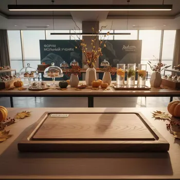 Аренда Подставка фуршетная акация 15x25 см в отеле Radisson Lazurnaya — ART SPACE