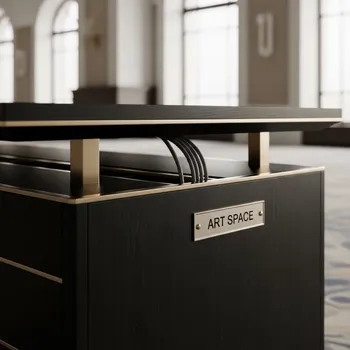 Аренда Стол ламинированный Rizz Workstation с каналом для проводов в City Park Hotel Sochi — ART SPACE