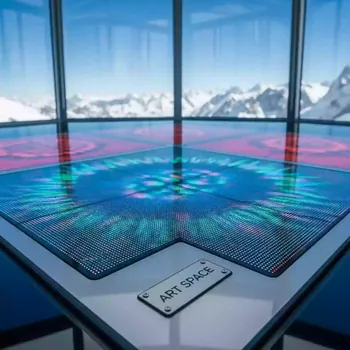 Аренда Пол интерактивный InterTouch 5 0 Full PC PR на площадке Rosa Peak (2320м) — ART SPACE