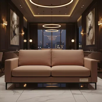 Аренда Диван двухместный капучино DECO в ресторане «Brunello» — ART SPACE