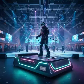 Аренда Симулятор сноубордиста VR в Керлинговом центре «Ледяной куб» — ART SPACE