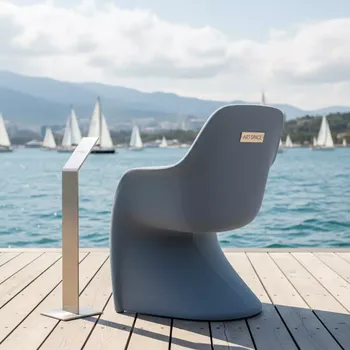 Аренда Кресло офисное TopChairs Crown SN серо голубое на парусной регате (Сочи) — ART SPACE