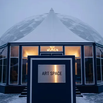 Аренда Шатер двускатный 15х40 м в ледовом дворце «Большой» — ART SPACE
