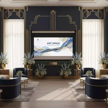 Аренда Проекционный экран Draper Targa HDTV 9 16 147х264 HCG в гранд-отеле «Жемчужина» — ART SPACE