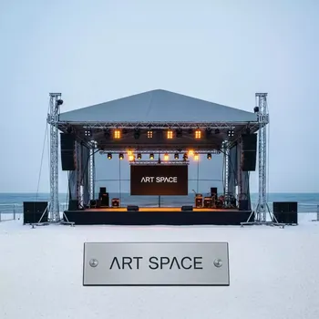 Аренда Сцена с крышей 10х8 на пляже «Ривьера» — ART SPACE
