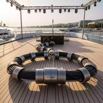 Аренда Кабель канал поворотный 3 канальный на VIP-яхте (Имеретинский порт) — ART SPACE