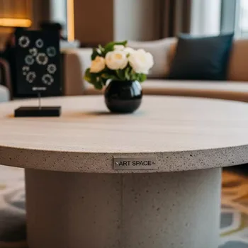 Аренда Столик журнальный круглый Stone в Rodina Grand Hotel & SPA — ART SPACE