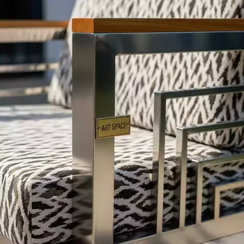 Аренда Кресло лаунж металлическое с подушкой Dress Code Glam Outdoor в Bridge Resort — ART SPACE