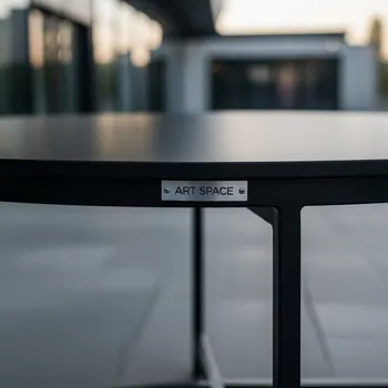 Аренда Столы круглые садовые черные в Cosmos Sochi Hotel — ART SPACE