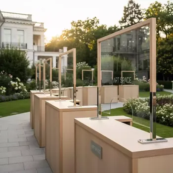 Аренда Защитные экраны для касс столов и ресепшн в Rodina Grand Hotel & SPA — ART SPACE