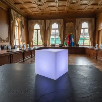 75х75 Столы светящиеся КУБЫ LED RGBW подсветка
