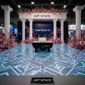 Аренда Пол интерактивный InterTouch 4.1 с бестеневой проекцией в ледовом дворце «Большой» — ART SPACE