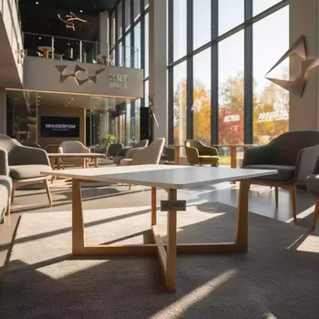 Аренда Журнальный стол Остин средний в Green Flow Hotel — ART SPACE