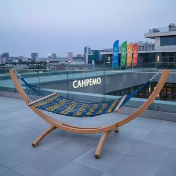Аренда Гамак деревянный плетеный Gondol в ресторане «Sanremo» — ART SPACE