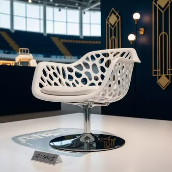 Аренда Стул пластиковый вращающийся Zebra Technopolymer в ледовой арене «Шайба» — ART SPACE