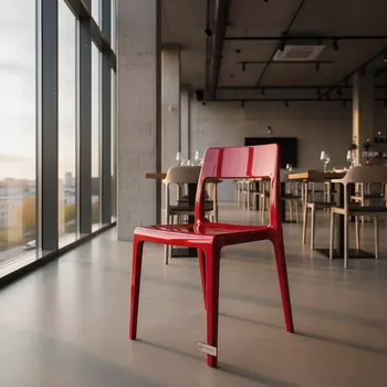 Аренда Стул Беллингхем пластик красный в ресторане «Высота 5642» — ART SPACE