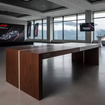 Аренда Стол Лидер 3 D венге белый 1500 мм в Golden Tulip Rosa Khutor — ART SPACE