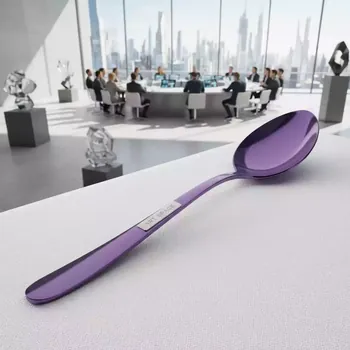 Аренда Ложка столовая фиолетовая Sapporo 200 мм в Alpha Sirius — ART SPACE