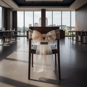 Аренда Бант шампань из органзы в отеле Radisson Lazurnaya — ART SPACE