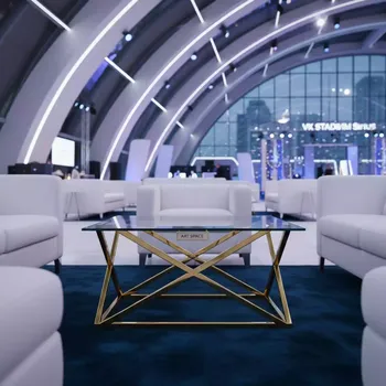 Аренда Журнальный стол Gold & Glass VK Stadium Sirius — ART SPACE