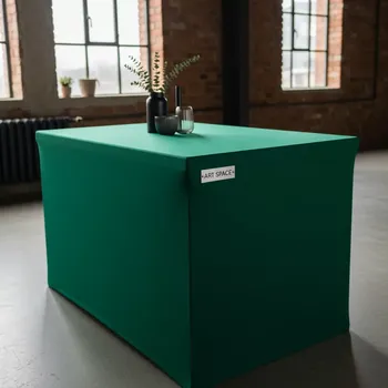 Аренда Чехол стрейч на стол 180х80 зеленый в ресторане «Магеллан» — ART SPACE