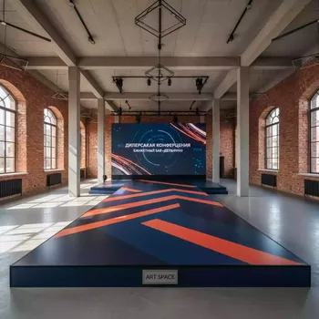 Аренда Подиумное покрытие для мероприятий в банкетном зале «Дельфин» — ART SPACE