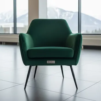 Аренда Стул Vicenza с подлокотниками изумрудный в Golden Tulip Rosa Khutor — ART SPACE
