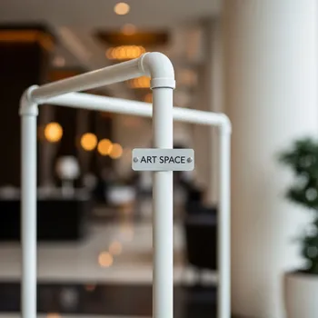 Аренда Гардероб W 20 Helex Home стальная труба белый 100х33х145 см в Mövenpick Hotel — ART SPACE