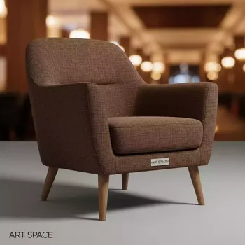 Аренда Кресло коричневое Агата Т 65х62х61 см в Golden Tulip Rosa Khutor — ART SPACE