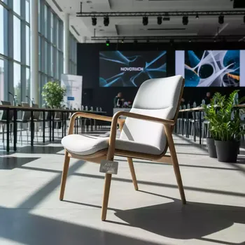 Аренда Кресло Resolute для отдыха белое серое в Novotel Resort — ART SPACE