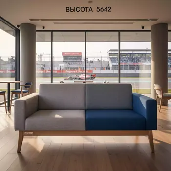 Аренда Двухместный диван Two seat sofa в ресторане «Высота 5642» — ART SPACE