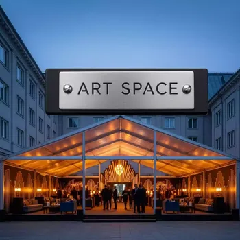 Аренда Шатры зимние двускатные в Маринс Парк Отеле — ART SPACE