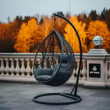 Аренда Кресло подвесное N886 W72 Dark Grey в санатории «Металлург» — ART SPACE