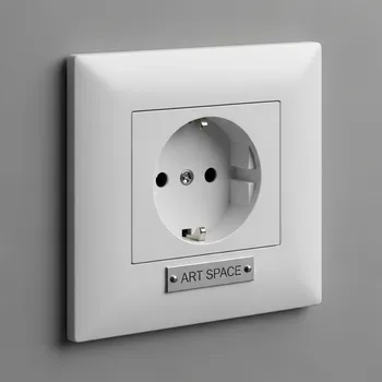 Аренда Розетка Schneider Electric Бланка с заземлением белая на теплоходе «Дагомыс» — ART SPACE