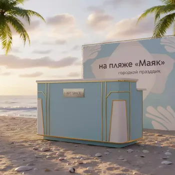 Аренда Стойка мобильная Wize MH70A на пляже «Маяк» — ART SPACE
