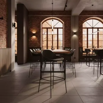 Аренда Стул барный Hitek Black в ресторане «La Terrazza» — ART SPACE