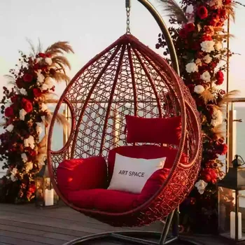 Аренда Подвесное кресло красное в Cosmos Sochi Hotel — ART SPACE