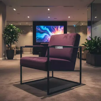 Аренда Кресла фиолетовые Mandoza с черным каркасом в Sport Inn Hotel & Wellness — ART SPACE