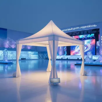 Аренда Шатер пагода 3х3 м в Керлинговом центре «Ледяной куб» — ART SPACE