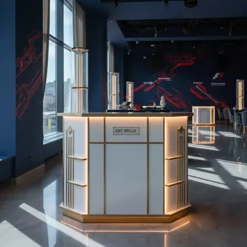 Аренда Стойка промо Люкс малый в ресторане «Sanremo» — ART SPACE