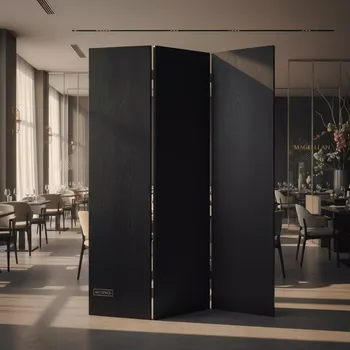 Аренда Ширма черная под дерево в ресторане «Магеллан» — ART SPACE