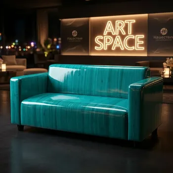 Аренда двухместного бежевого дивана в Сочи | ART SPACE