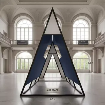 Аренда Треугольная стойка 1,4х0,9 м в усадьбе Голицына — ART SPACE