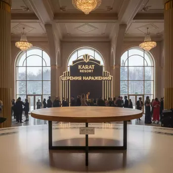 Аренда Стол кофейный Boden Ø60 см антрацит и тик в Karat Resort — ART SPACE