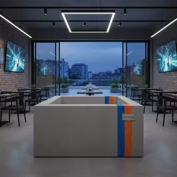 Аренда Основание наливное насыпное квадратное в ресторане «La Terrazza» — ART SPACE
